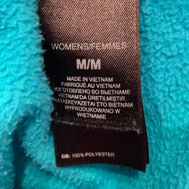 The North Face Womens Medium 1/4 Zip Polartec Long Sleeve Fleece Pullover Top