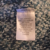 3 Blue Purple Green Infinity Silk Screen Print & Knit Warm Winter Scarves Lot