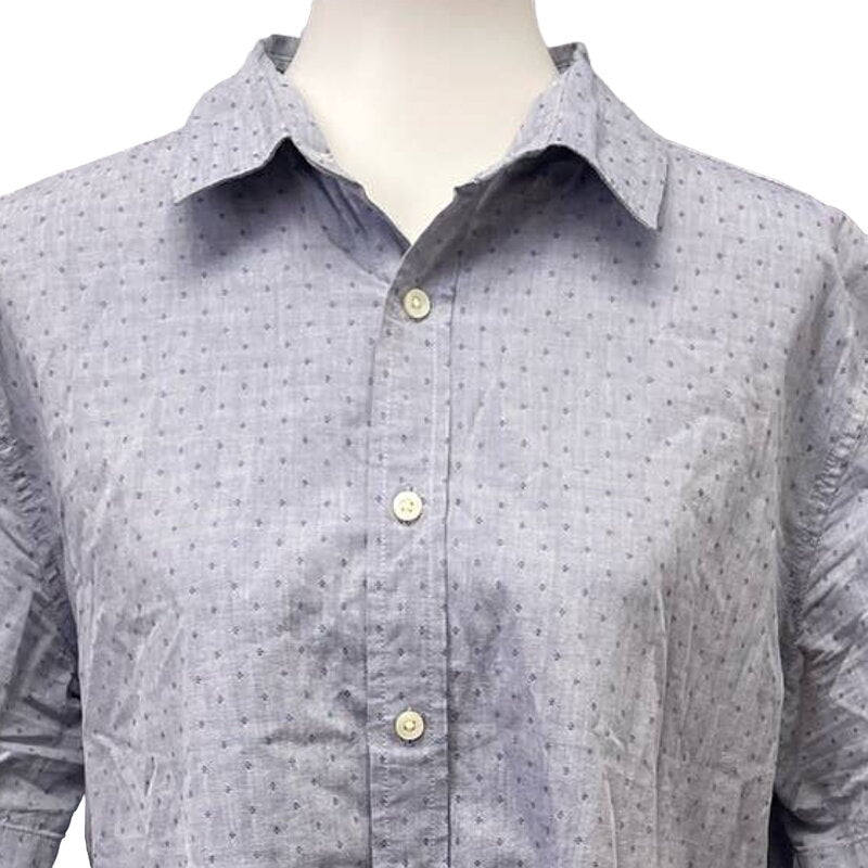 Goodfellow &amp; Co Mens Large 100% Cotton Short Sleeve Button Down Casual Shirt