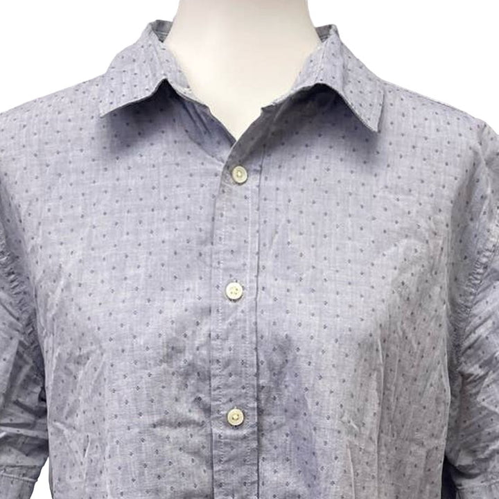 Goodfellow &amp; Co Mens Large 100% Cotton Short Sleeve Button Down Casual Shirt