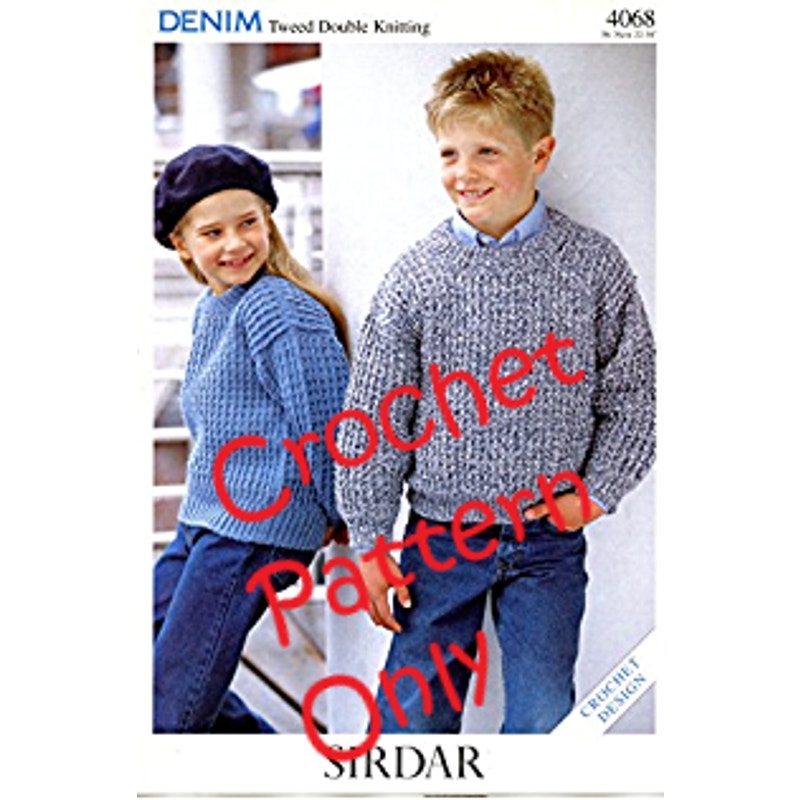 New Sirdar 4068 Denim Tweed DK Children&