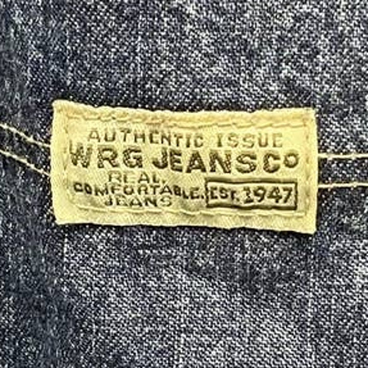 Authentic Issue WRG Jeans Mens Size 48 X 30 Straight Leg 100% Cotton Denim Jeans