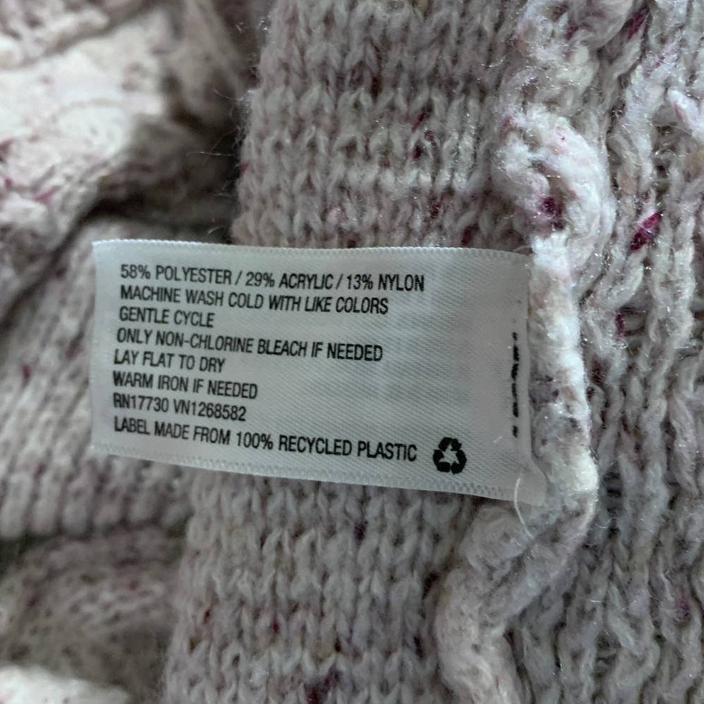 Knox Rose Womens Large Open Flowy Cardigan Warm Polyblend Long Sleeve Sweater