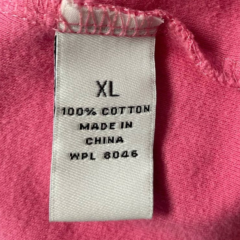 Style &amp; Co XL 100% Cotton RIvet Studded Scoop Neck Long Sleeve Stretchy Blouse