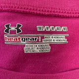2 Glitter Girl Medium 10-12 Under Armour HeatGear Short Sleeve Cotton Blend Tops