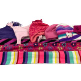 9+ Girls Winter Scarves Hats Fingerless Gloves Hello Kitty Pink Purple Lot