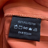 New Belldini 1X Orange Ginger Spice Button Down Long Sleeve Back Pleated Blouse