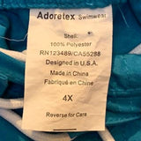 Mens Adoretex 4X Polyester Swimming Trunks w Side Pocket and No Webbing Inside