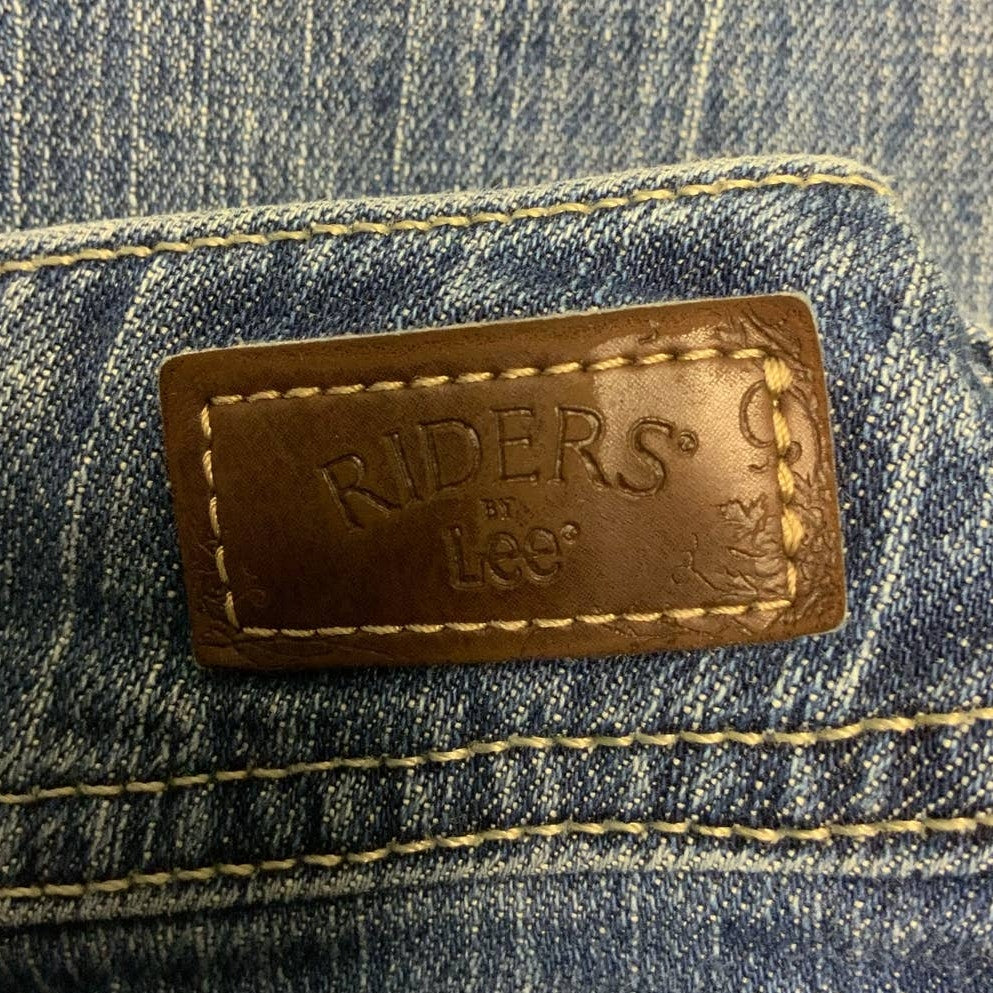 Riders by Lee Plus Size 24W Petite Stretch Cotton Blend Denim Blue Jeans