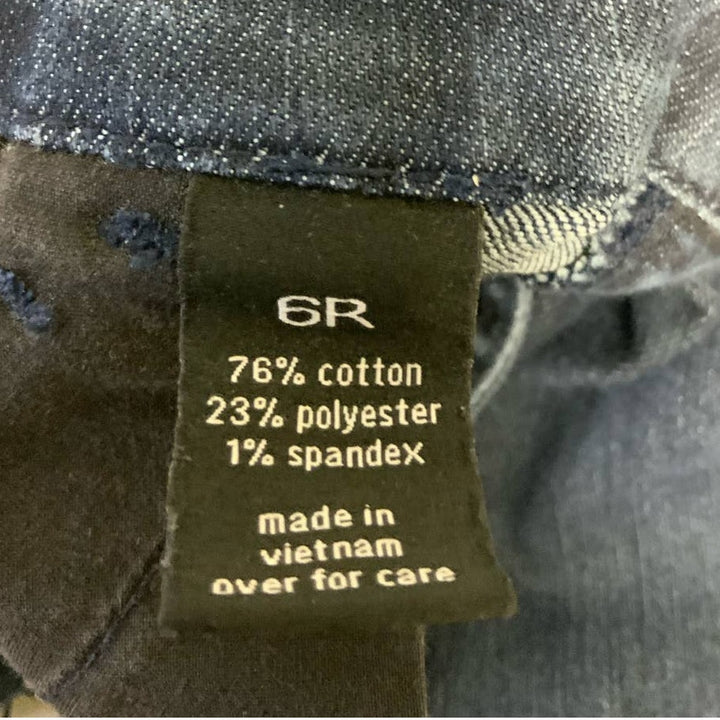 The Limited Denim Size 6 Regular Fit &amp; Flare 678 Cotton Blend Blue Jeans