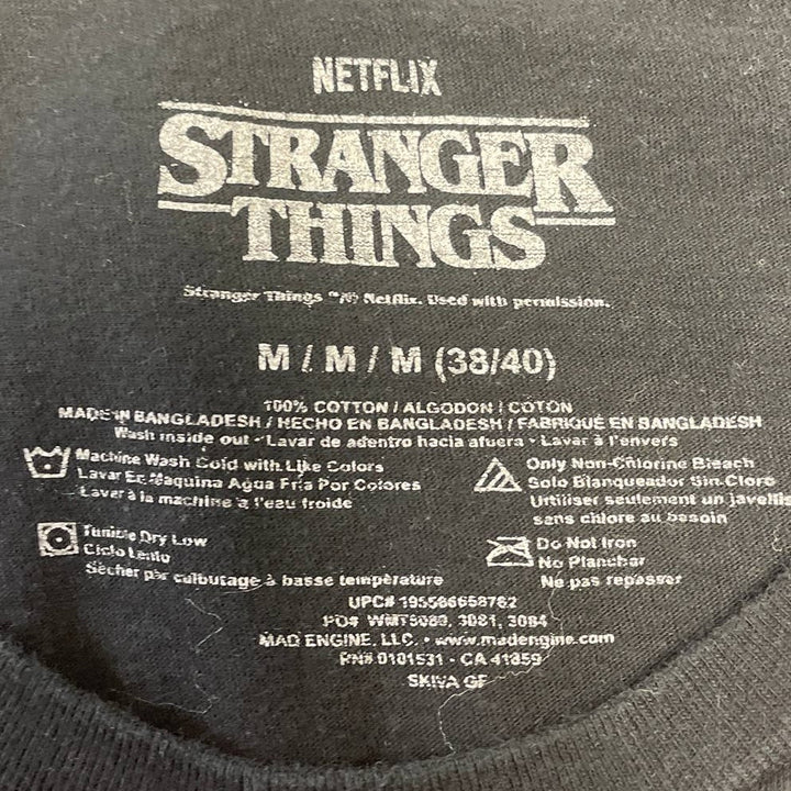 Netflix Stranger Things Womens Medium Cotton Short Sleeve Crew Neck Tee Shirt