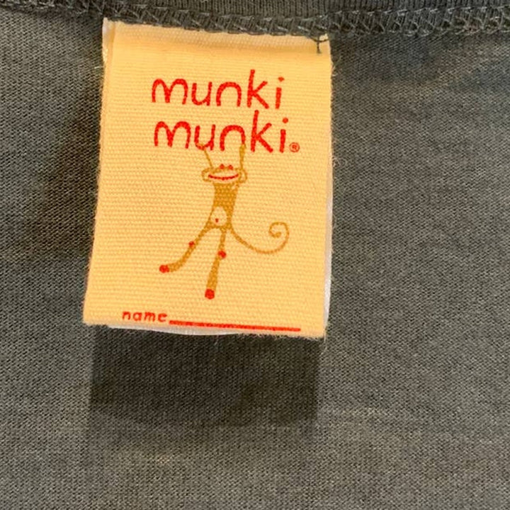 Munki Munki XL Penguin Pair Long Sleeve Crew Neck PolyCotton Blend Tee