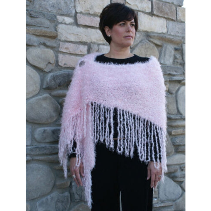 New Barbara Selesnick Keep It Simple KS109 Self-Fringing Shawl Knitting Pattern