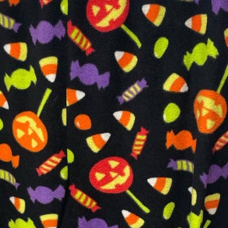 Womens 2X Halloween Candy Corn Goodies Jack O&