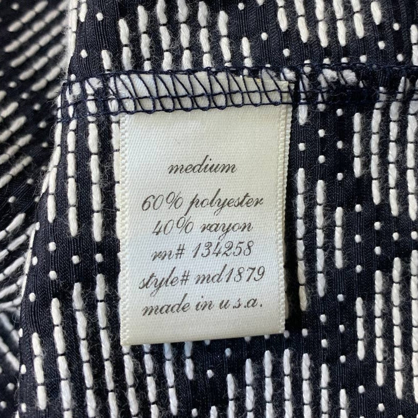 Moonlight Medium Black White Polka Dot Sleeveless Fit &amp; Flare Keyhole Back Dress