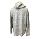 Hand Printed Med Upcycled Long Sleeve Halloween Fall Pumpkin Sweatshirt Hoodie