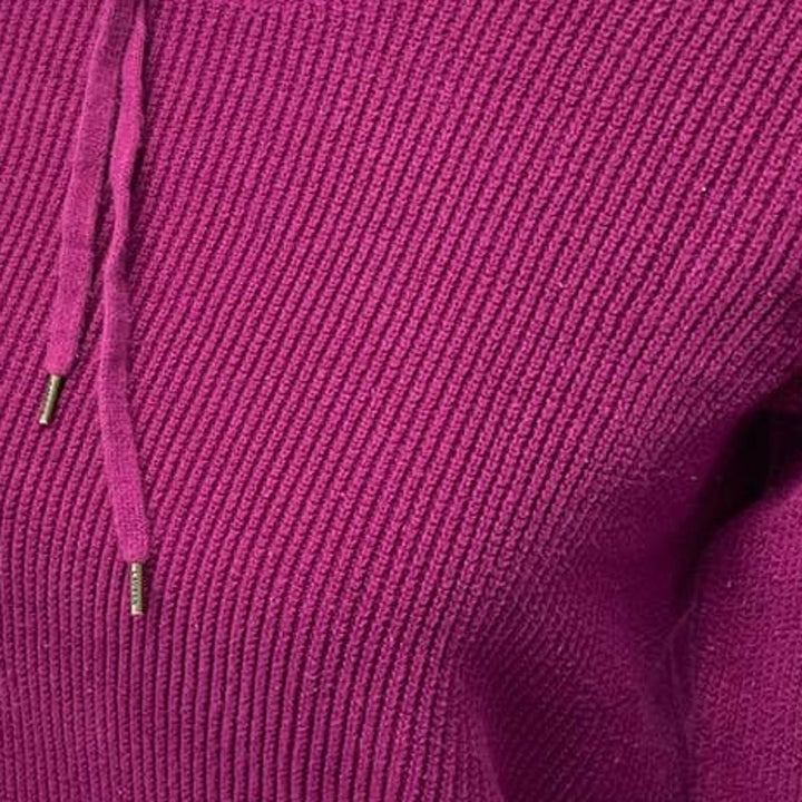 Lauren Ralph Lauren Womens Small Mock Turtleneck Waffled Long Sleeve Sweater