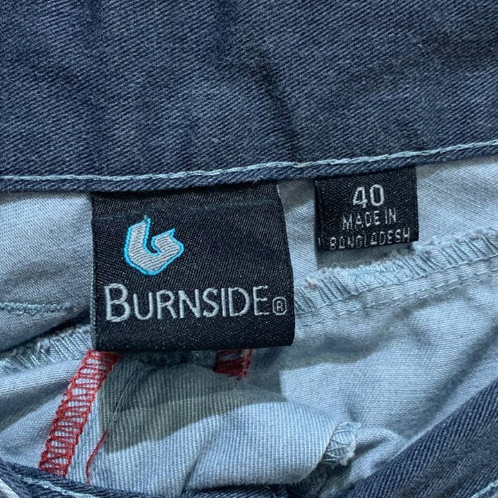 Burnside Mens Size 40 Blue Cotton or Cotton Blend Casual Long Board Shorts