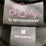 Oh Baby Motherhood Medium Stretch Polyester Blend Gray Maternity Career Pants