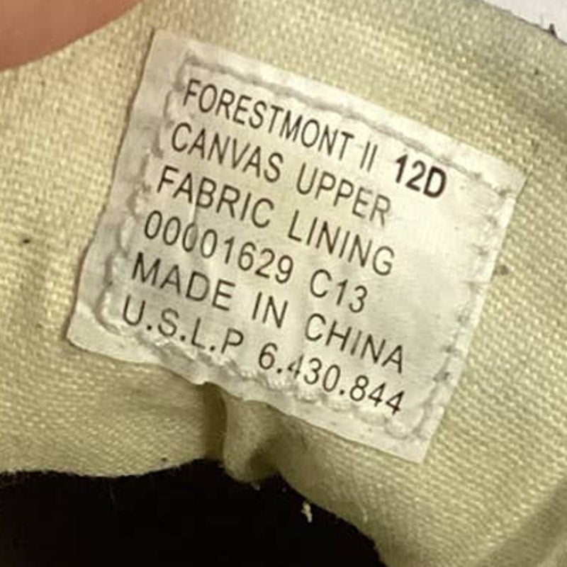 Polo Ralph Lauren Mens Size 12D Forestmont II Canvas Fabric Tennis Shoe Sneakers