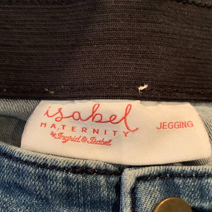 Isabel Maternity by Ingrid &amp; Isabel Plus Size 16 maternity cutoff denim jeggings