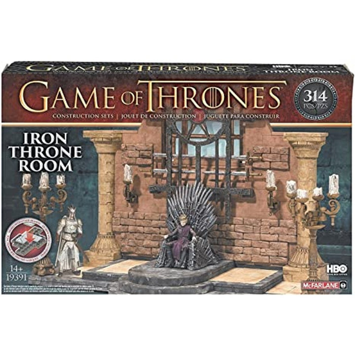 New McFarlane Toys 19391 Game of Thrones Iron Throne Joffrey Construction Set