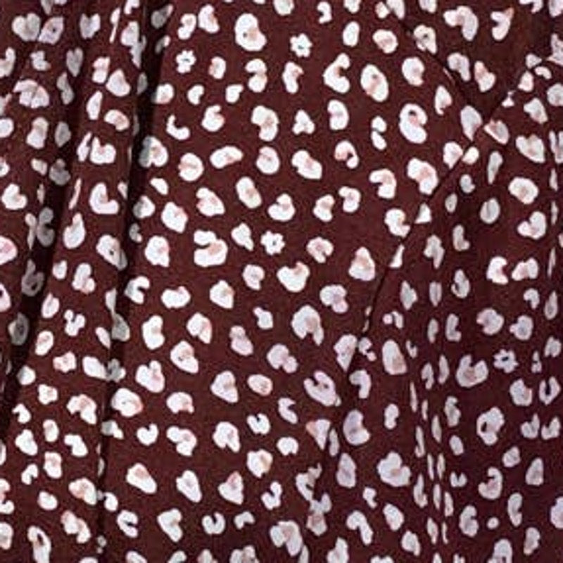 Kim Rogers Womens 2X Floral Polka Dot Stretchy Viscose Blend Open Cardigan