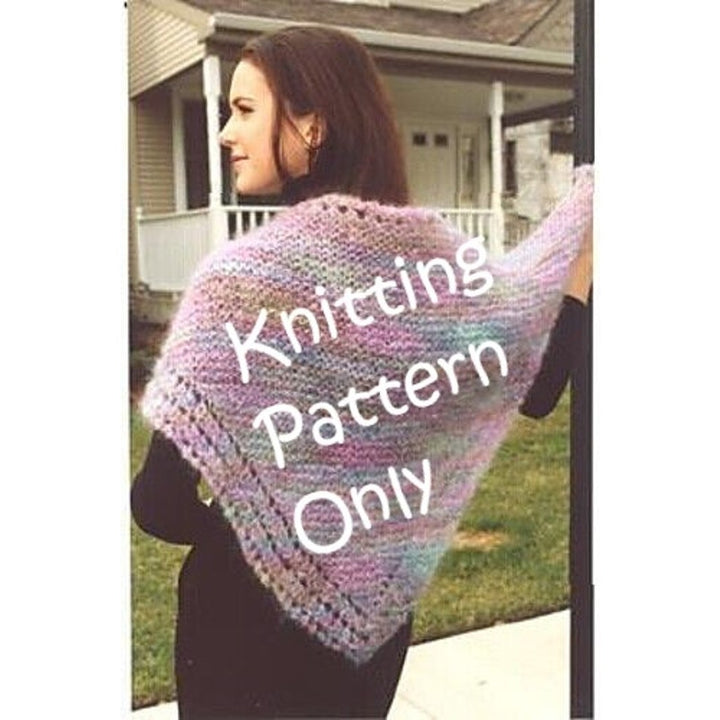 New 2002 JoAnne Turcotte Plymouth P455 Outback Mohair Scarf Knitting Pattern