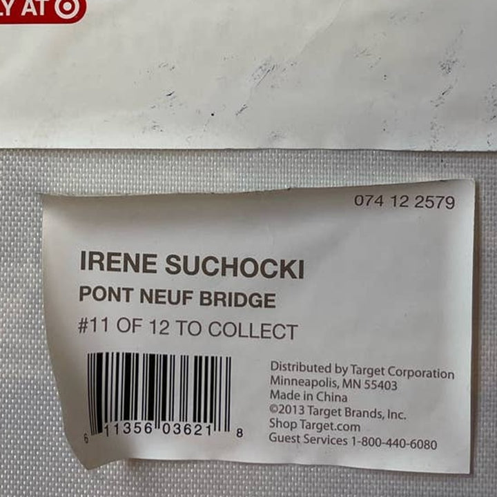 Irene Suchocki Wrapped Canvas Paris Pont Neuf Bridge 11 of 12 Wall Art Artwork