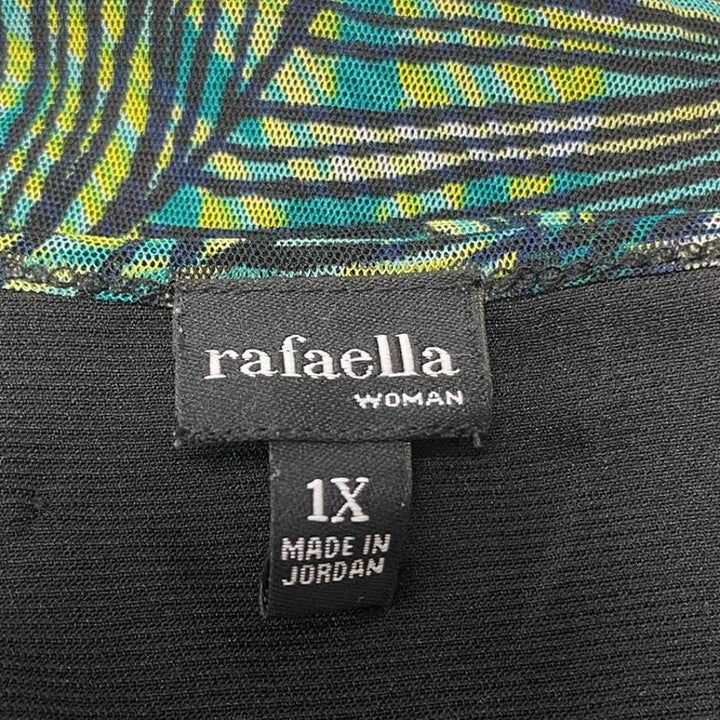 Rafaella Woman 1X Sleeveless Fully Lined Flowy 100% Polyester Tank Top Blouse