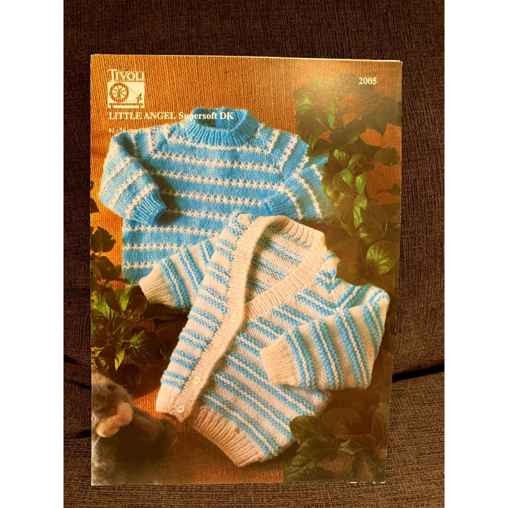 New Tivoli Little Angel Child Supersoft DK Jacket &amp; Sweater Knitting Pattern