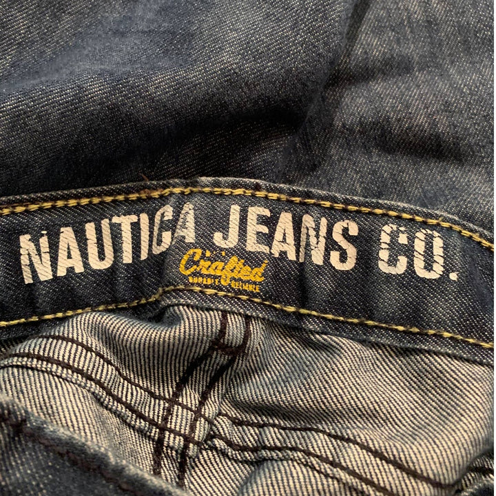 Nautica Jeans Co Child Size 4 Adjustable Waist Skinny Stretch Cotton Denim Jeans