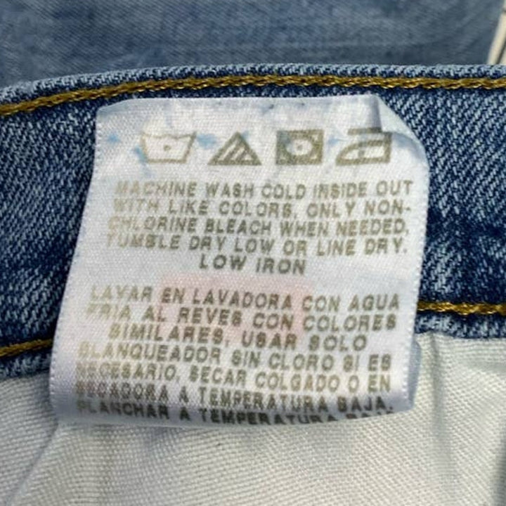 Wrangler Mens 40 X 32 Relaxed Fit Cotton Blend Lighter Wash Denim Blue Jeans