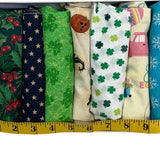 Holiday Easter St Patrick's Christmas Halloween Fabric Craft Project Swatch Box