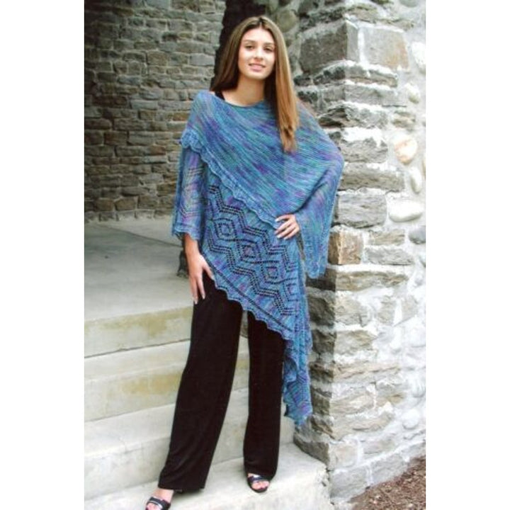 New Fiber Trends S-2013 Bella Shawl Bev Galeskas Knitting Pattern