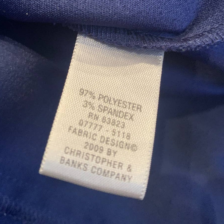 CJ Banks 1X Polyester Blend Scalloped Edge Suede Like Button Up Career Blazer
