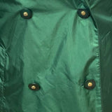 Vintage J Gallery Petites Size 9/10 Double Breasted Trench Coat Removeable Liner