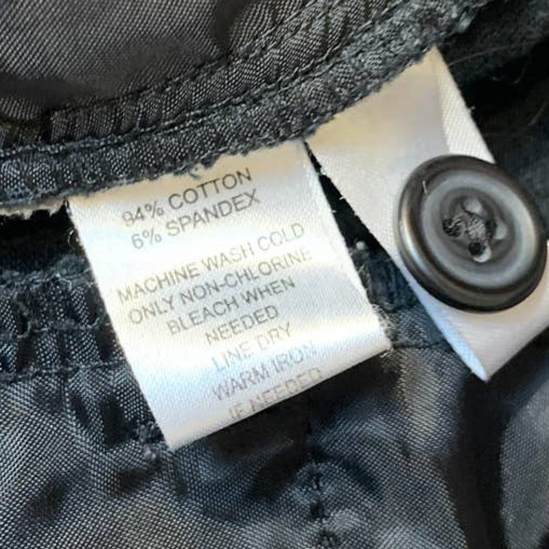 Ann Taylor LOFT Petites 8 Black Stretch Jeans Riding Style Cotton Blend Pants