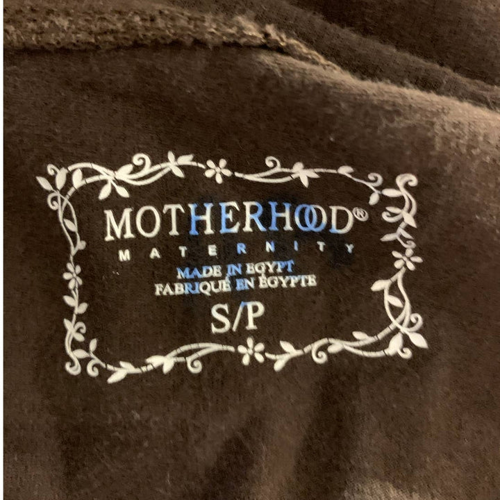 Motherhood Maternity Small Long Sleeve V-Neck Lightweight Stretch Cotton Top Tee