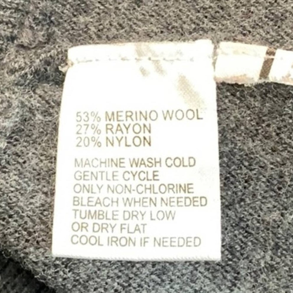 Ann Taylor Loft Medium Soft Merino Wool Blend Machine Washable Cowl Neck Sweater