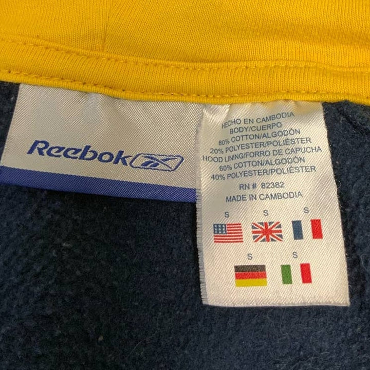 Reebok Kids Small Cotton Blend Long Sleeve Full Zip Hoodie Sweatshirt Jacket