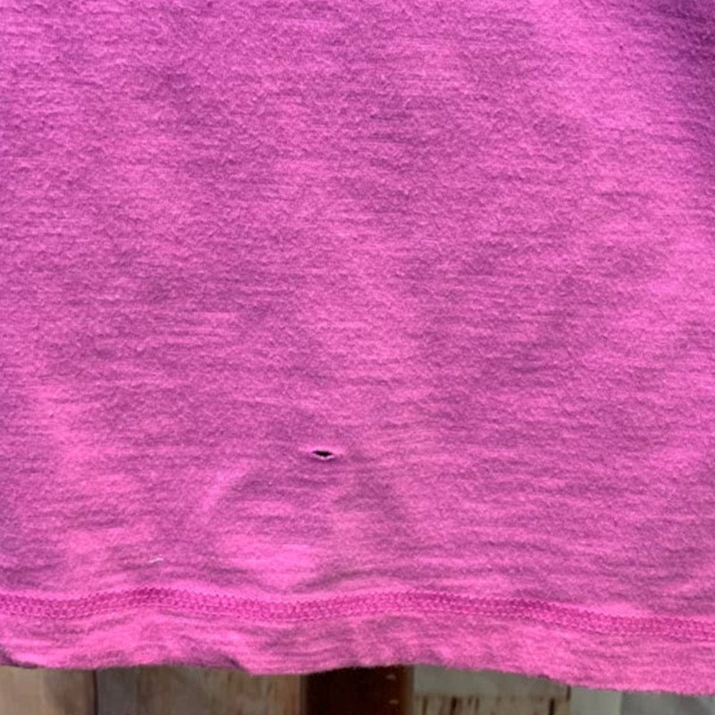 Handmade Upcycled Large Red Poppy Short Sleeve Cotton Blend Activewear Tee