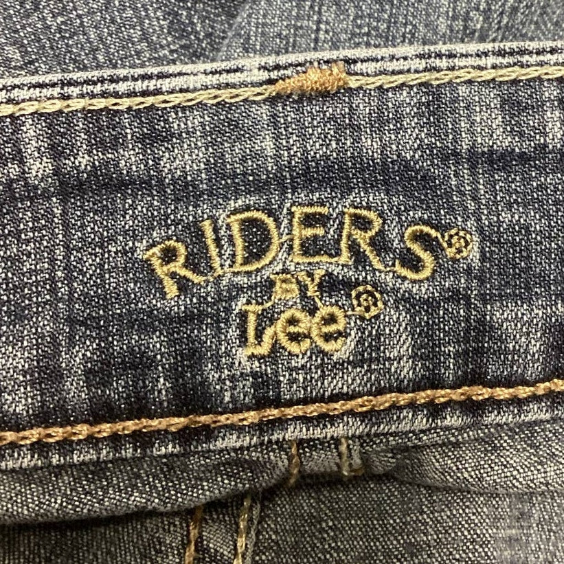 Riders by Lee Plus Size 18W Midrise Boot Cut Stretch Cotton Denim Blue Jeans