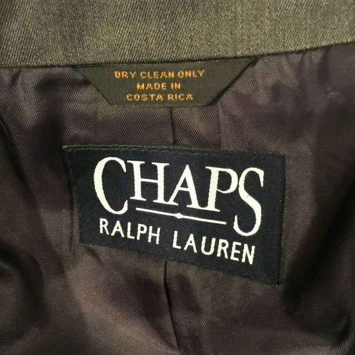Chaps Ralph Lauren 41R GRAY Pointy Lapel Mens Tuxedo Jacket Wedding Prom Costume