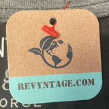 Hand Printed 3XL Upcycled Long Sleeve Giant Fall Pumpkin Cotton Blend Tee Shirt