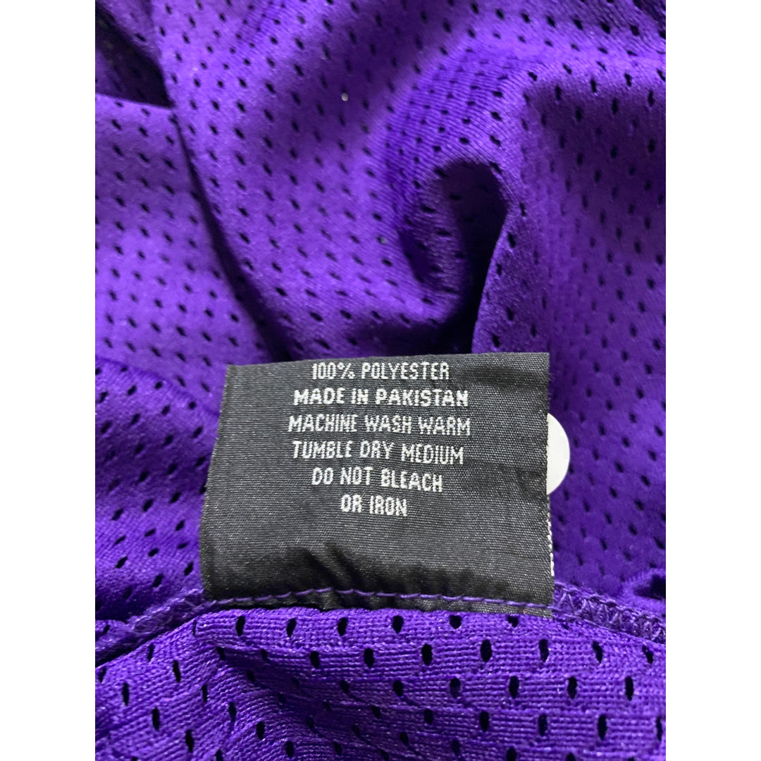 New Tag Team Uniforms Adult Large Purple Lightweight Mesh Button Baseball Shirt
