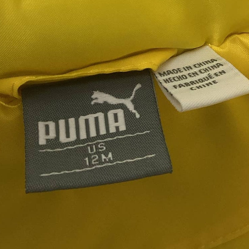 Puma Baby Boys 12 Month Bright Yellow Sleeveless Full Zip Puffer Jacket Vest