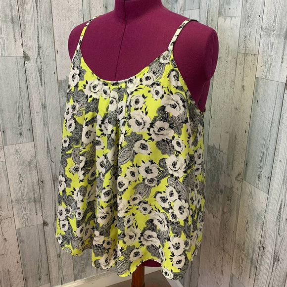Torrid Size 2 2X Flowy Floral Paisley Adjustable Spaghetti Strap Sleeveless Top