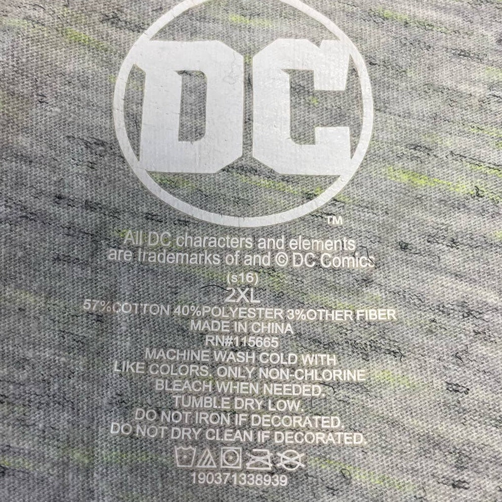 DC Comics Mens 2XL The Joker Cotton Blend Crew Neck Short Sleeve Tee Shirt