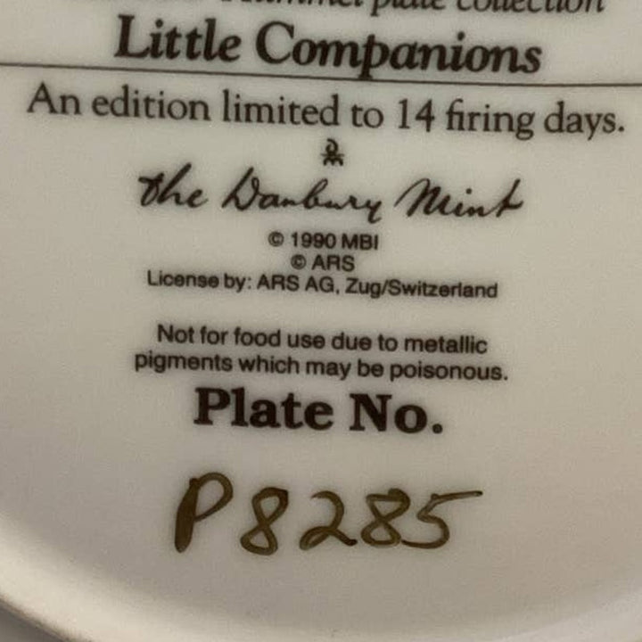 Vintage 1989 Danbury Mint Hummel Private Parade Collectible Ceramic Plate